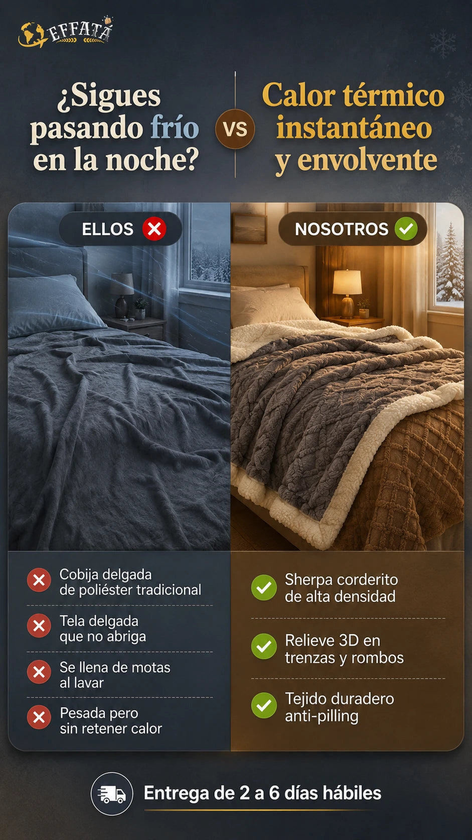 Frazada premium de 2Kg - 200x220cm