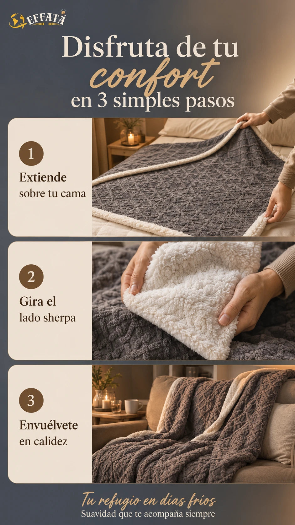 Frazada premium de 2Kg - 200x220cm