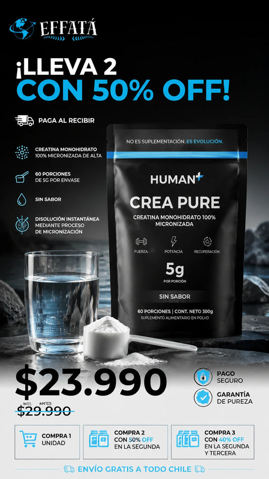 HUMAN+ CREA PURE — CREATINA MONOHIDRATO